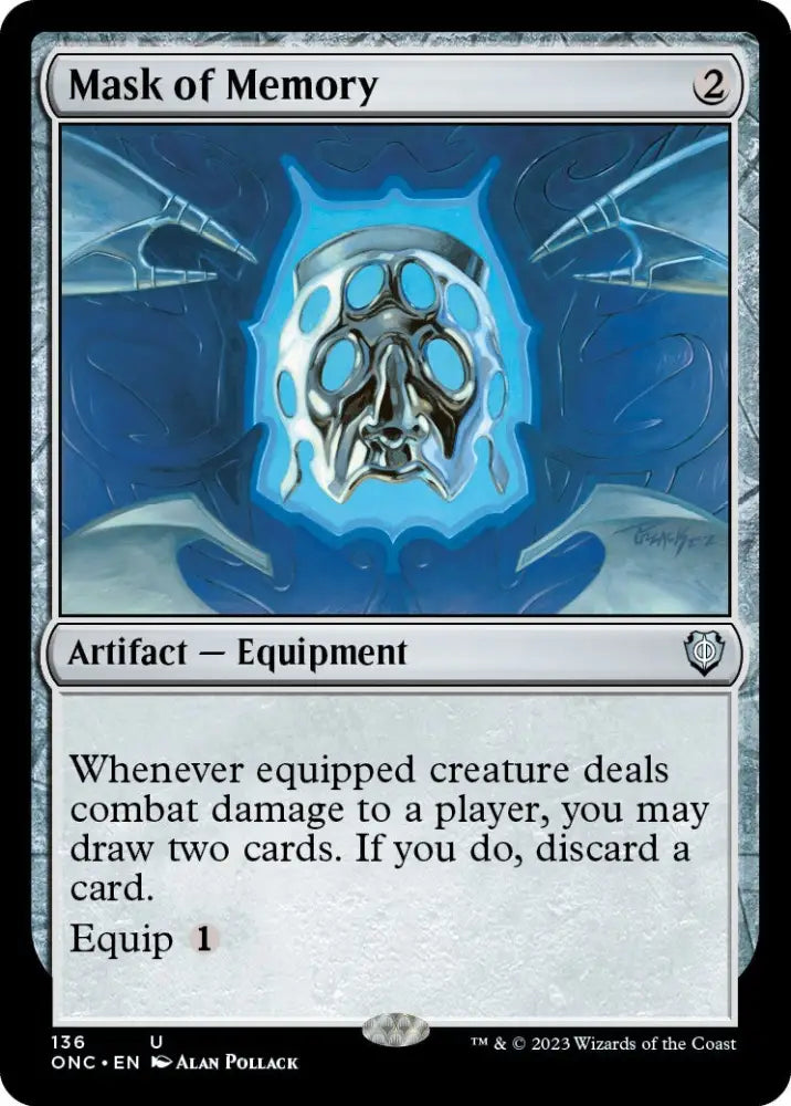 Mask of Memory [Phyrexia: All Will Be One Commander] - MTG Single