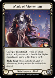 Mask of Momentum [Welcome to Rathe Unlimited] Unlimited Rainbow Foil - Flesh And Blood Single