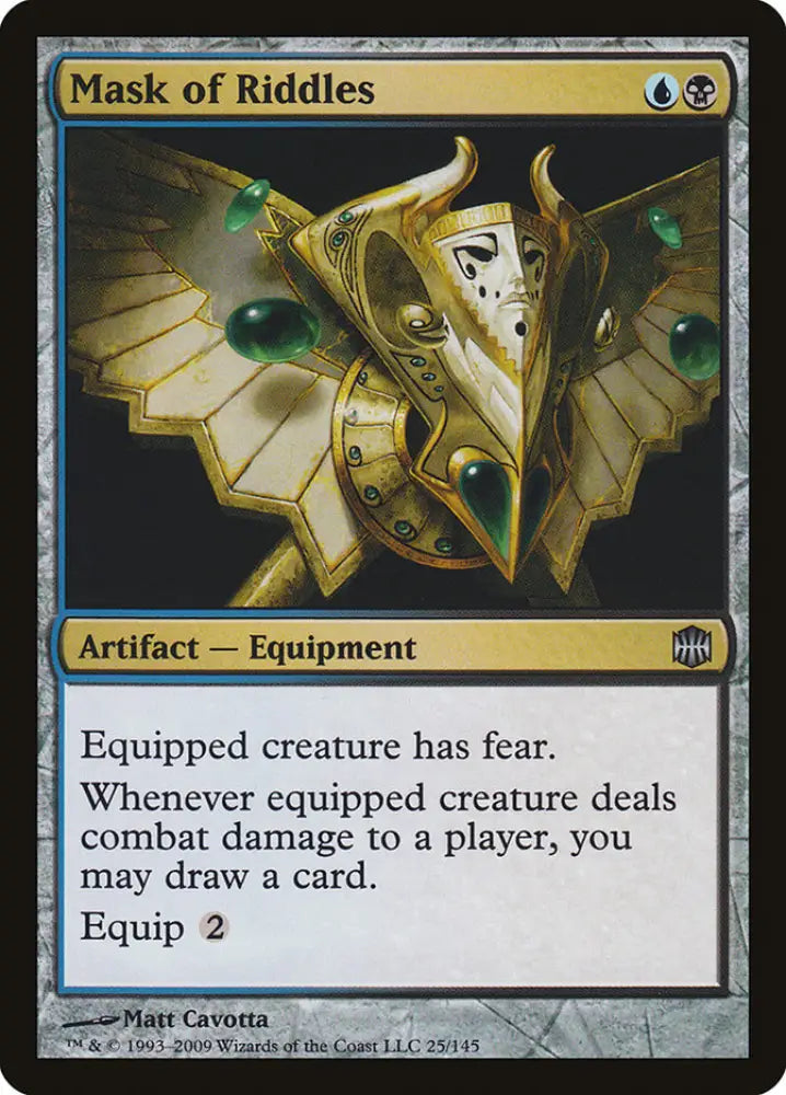 Mask of Riddles [Alara Reborn] - MTG Single