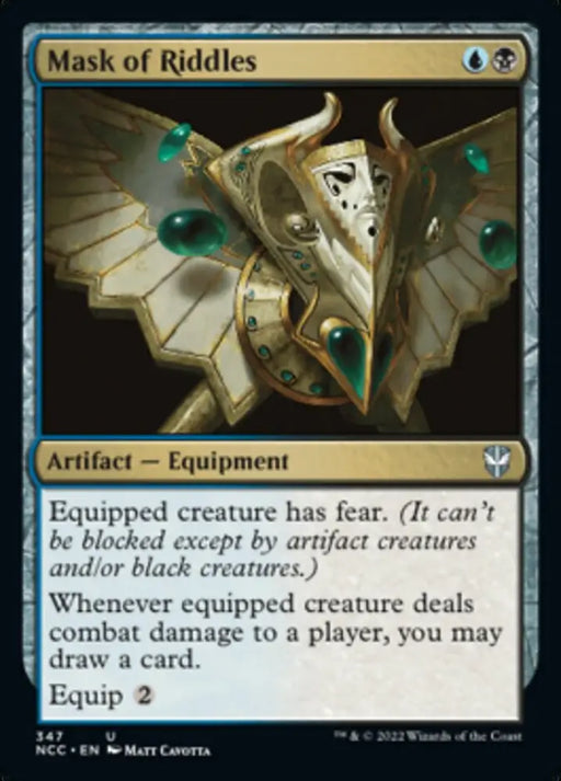 Mask of Riddles [Streets of New Capenna Commander] - MTG Single