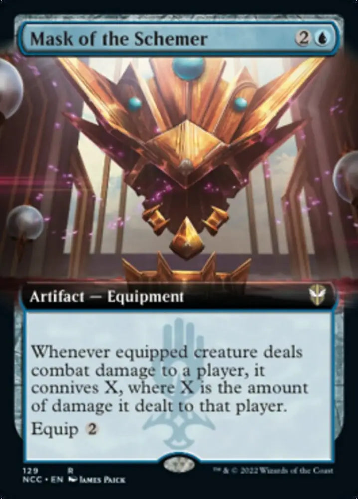 Mask of the Schemer (Extended Art) [Streets of New Capenna Commander] - MTG Single