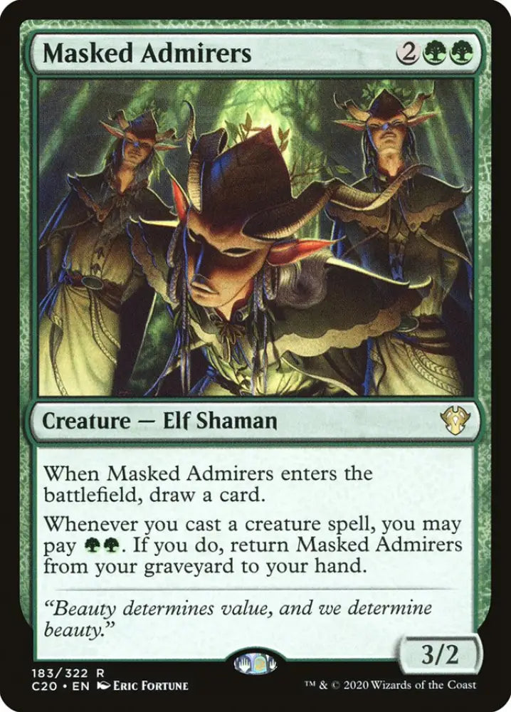 Masked Admirers [Commander 2020] - MTG Single