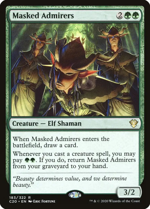 Masked Admirers [Commander 2020] - MTG Single