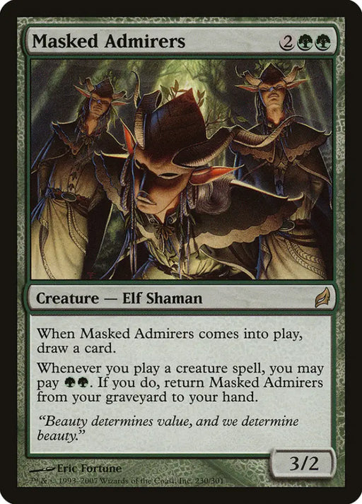 Masked Admirers [Lorwyn] - MTG Single