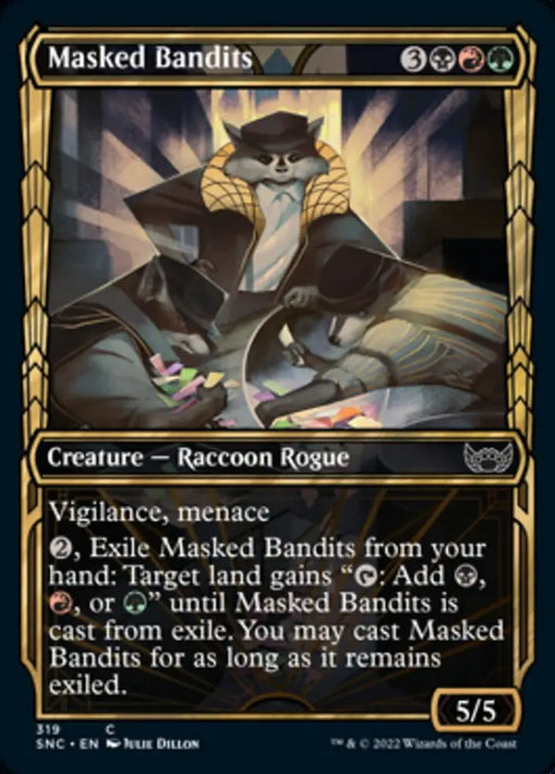 Masked Bandits (Showcase Golden Age) [Streets of New Capenna] - MTG Single