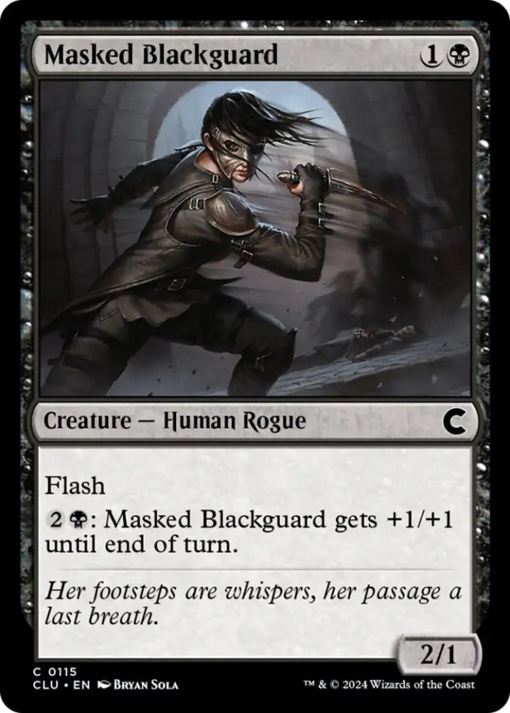 Masked Blackguard [Ravnica: Clue Edition] - MTG Single