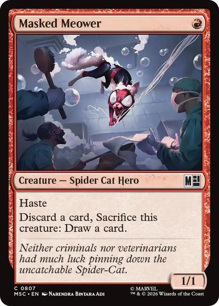 Masked Meower (807) [Marvel Super Heroes Commander]