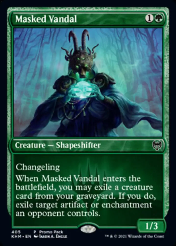 Masked Vandal (Promo Pack) [Kaldheim Promos] - MTG Single