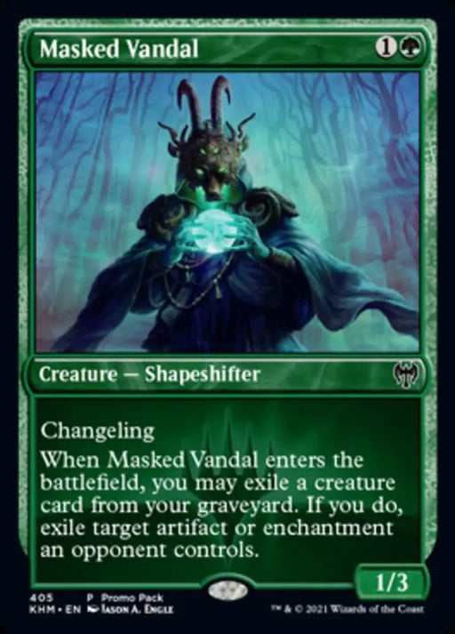 Masked Vandal (Promo Pack) [Kaldheim Promos] - MTG Single