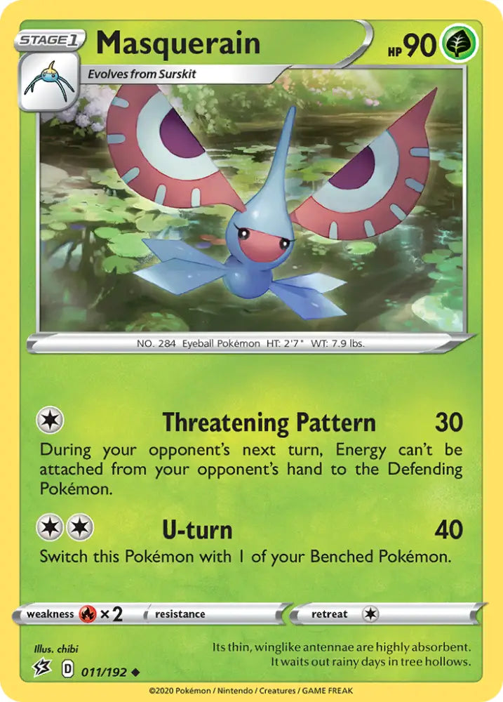Masquerain (011/192) [Sword & Shield: Rebel Clash] - Pokemon Single