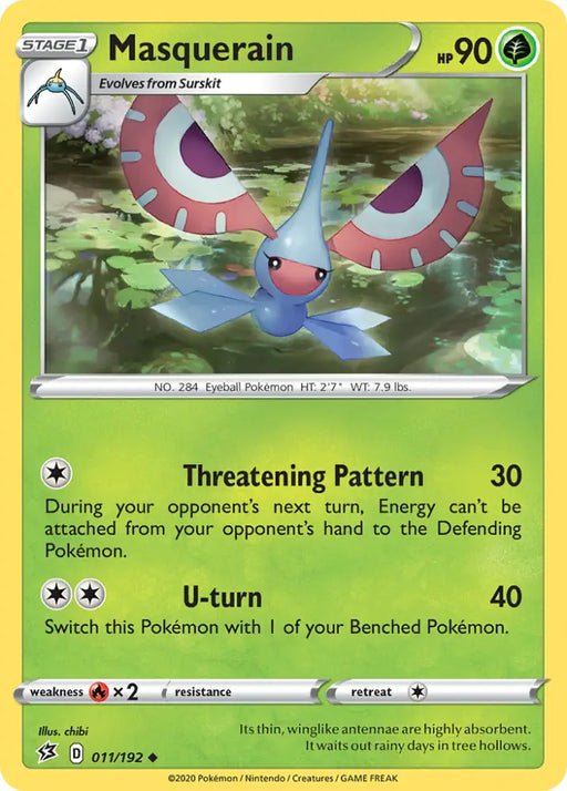 Masquerain (011/192) [Sword & Shield: Rebel Clash] - Pokemon Single