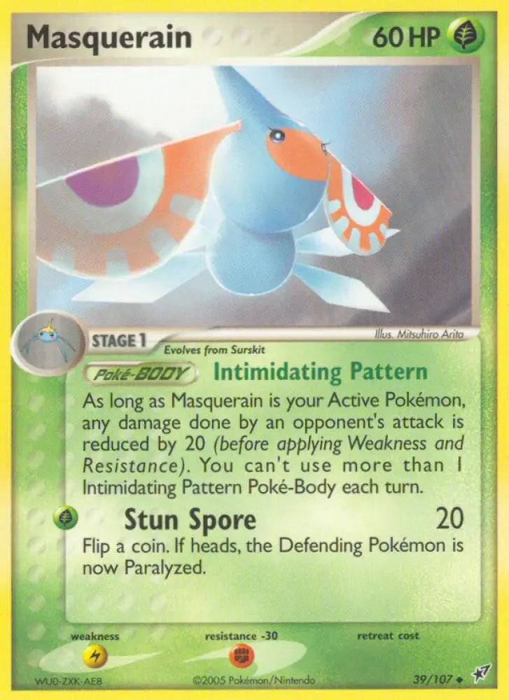 Masquerain (39/107) [EX: Deoxys] - Pokemon Single