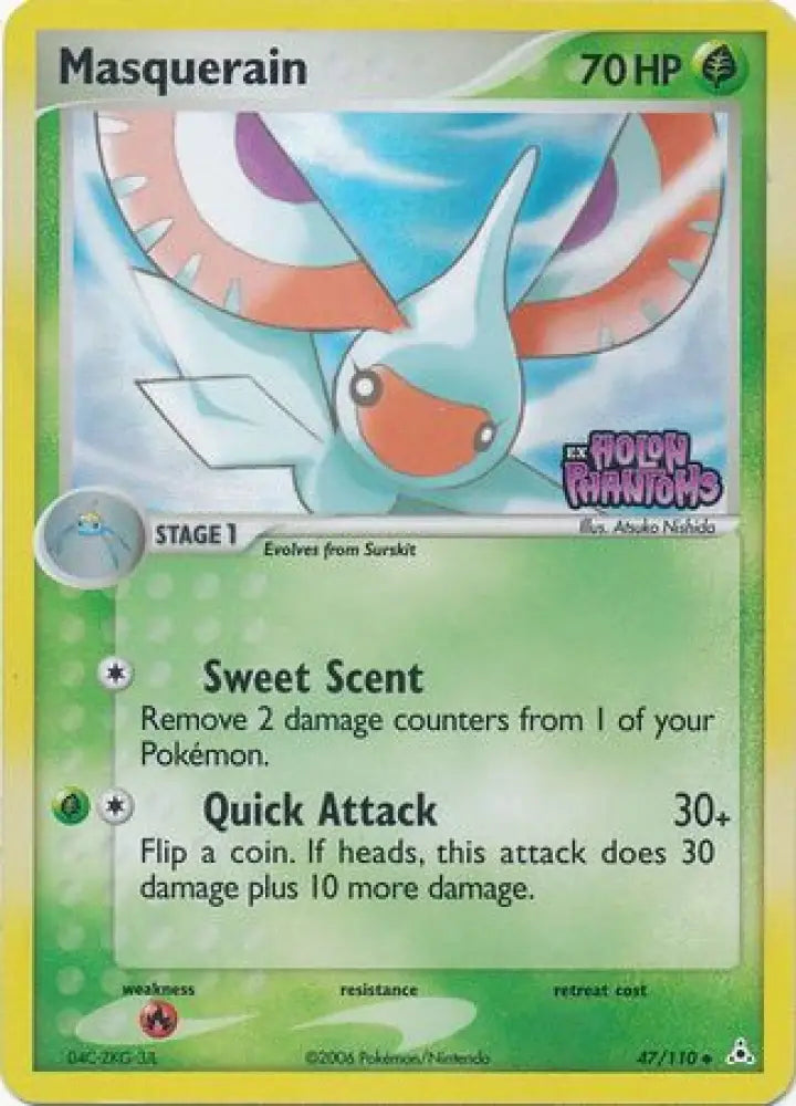 Masquerain (47/110) (Stamped) [EX: Holon Phantoms] - Pokemon Single