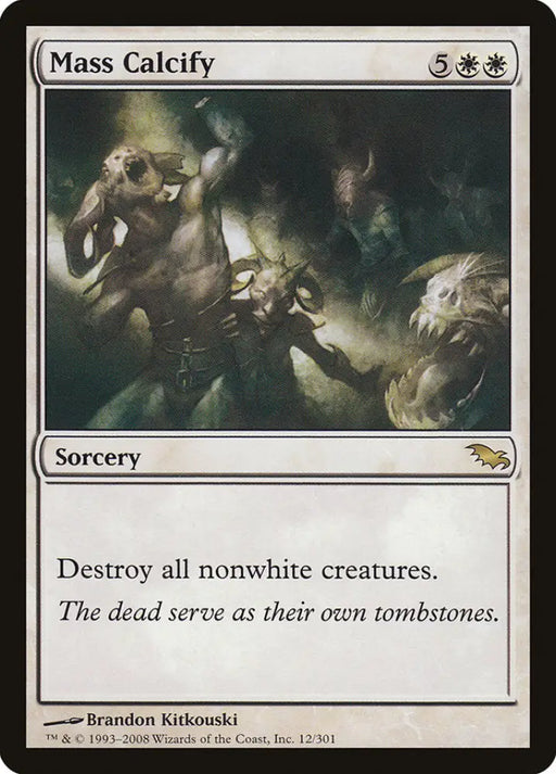 Mass Calcify [Shadowmoor] - MTG Single
