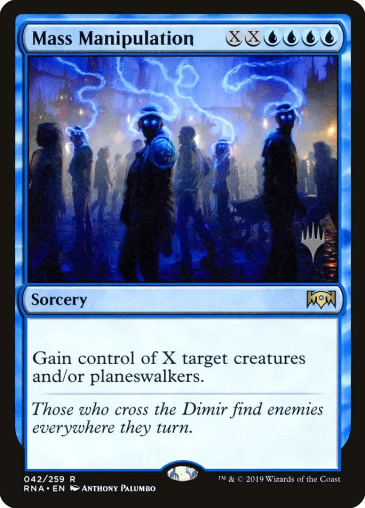 Mass Manipulation (Promo Pack) [Ravnica Allegiance Promos] - MTG Single