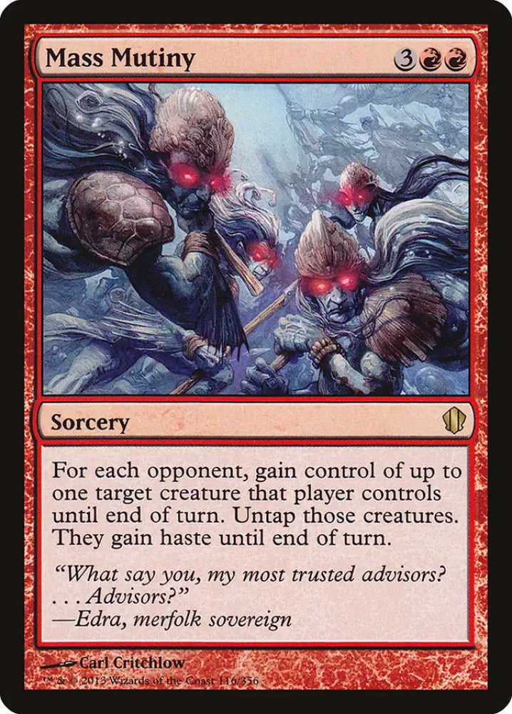 Mass Mutiny [Commander 2013] - MTG Single