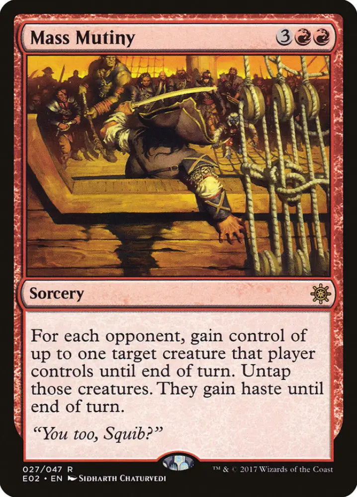 Mass Mutiny [Explorers of Ixalan] - MTG Single