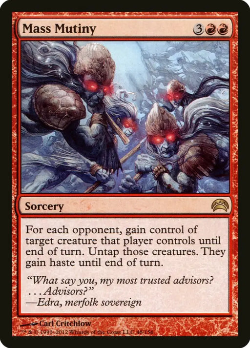 Mass Mutiny [Planechase 2012] - MTG Single