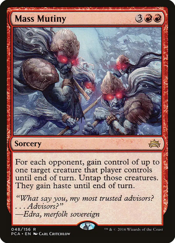 Mass Mutiny [Planechase Anthology] - MTG Single