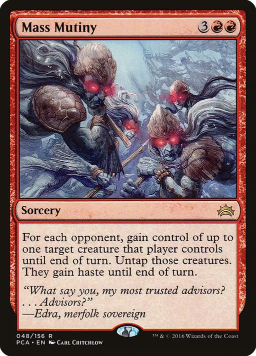 Mass Mutiny [Planechase Anthology] - MTG Single