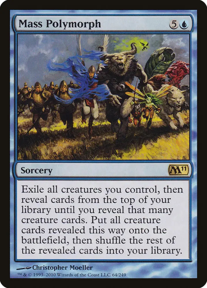 Mass Polymorph [Magic 2011] - MTG Single