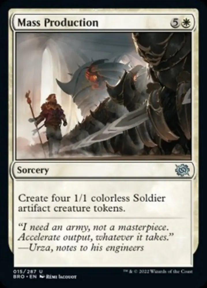Mass Production [The Brothers’ War] - MTG Single