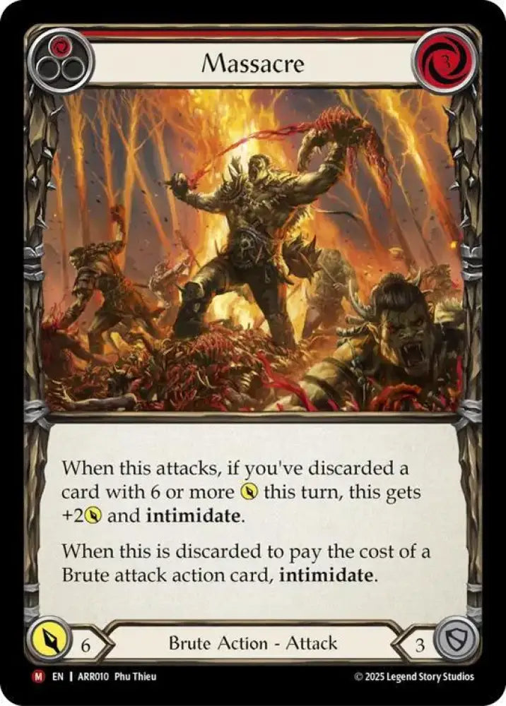 Massacre (ARR010) [Armory Deck: Rhinar]