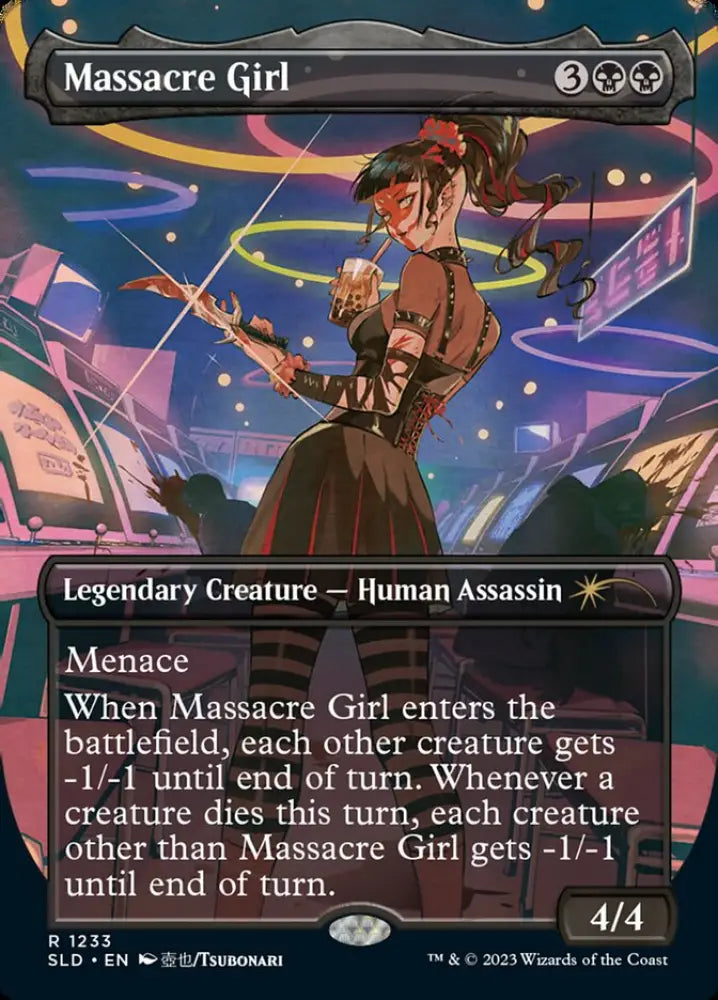 Massacre Girl (Borderless) [Secret Lair Drop Series] - MTG Single