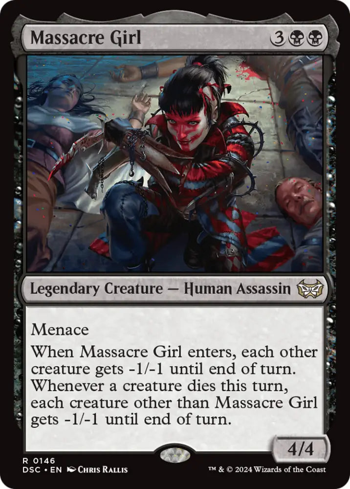 Massacre Girl [Duskmourn: House of Horror Commander] - MTG Single