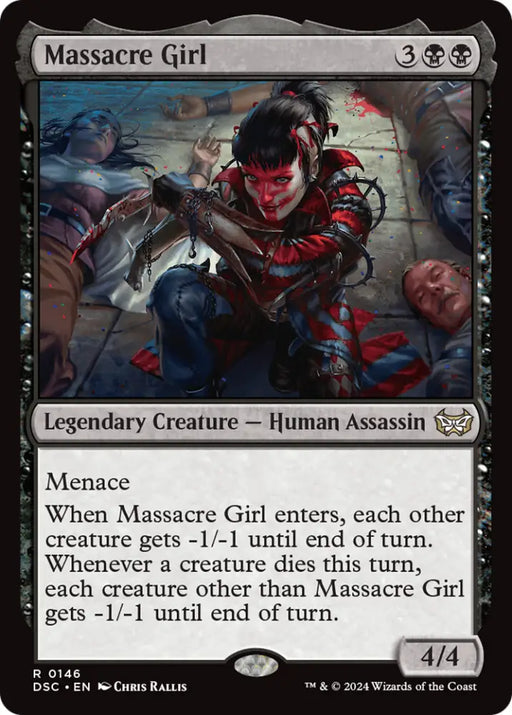 Massacre Girl [Duskmourn: House of Horror Commander] - MTG Single