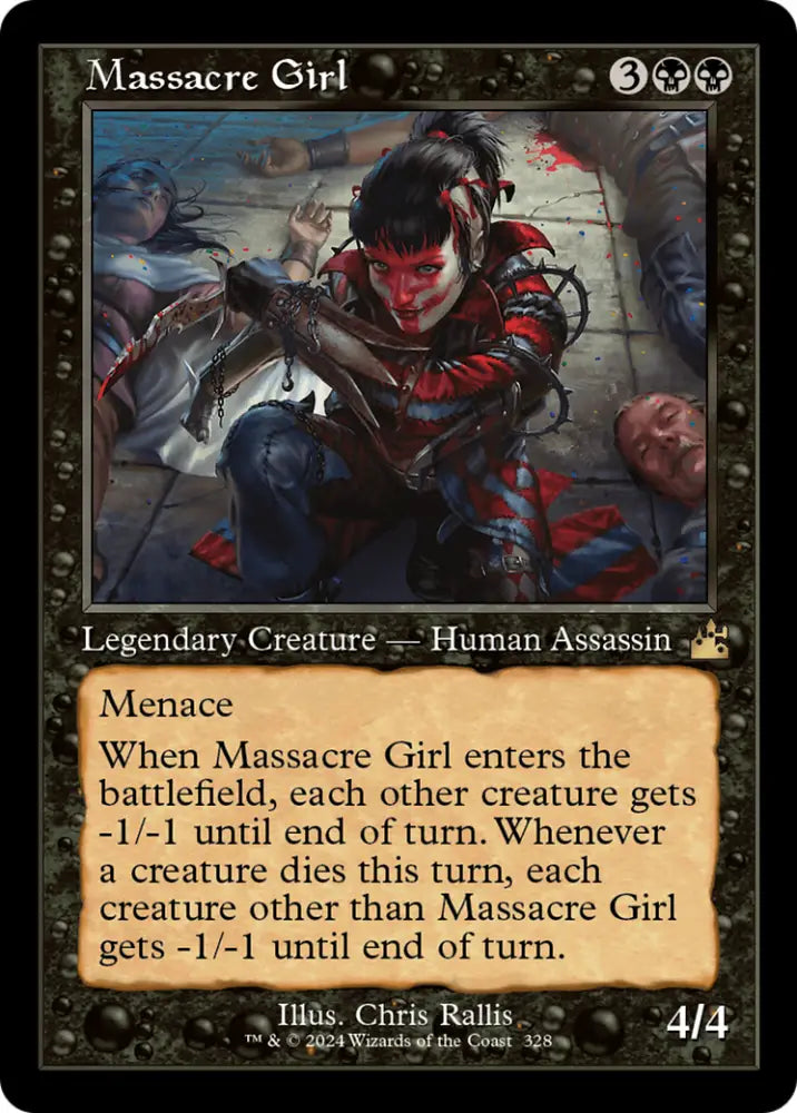 Massacre Girl (Retro) [Ravnica Remastered] - MTG Single