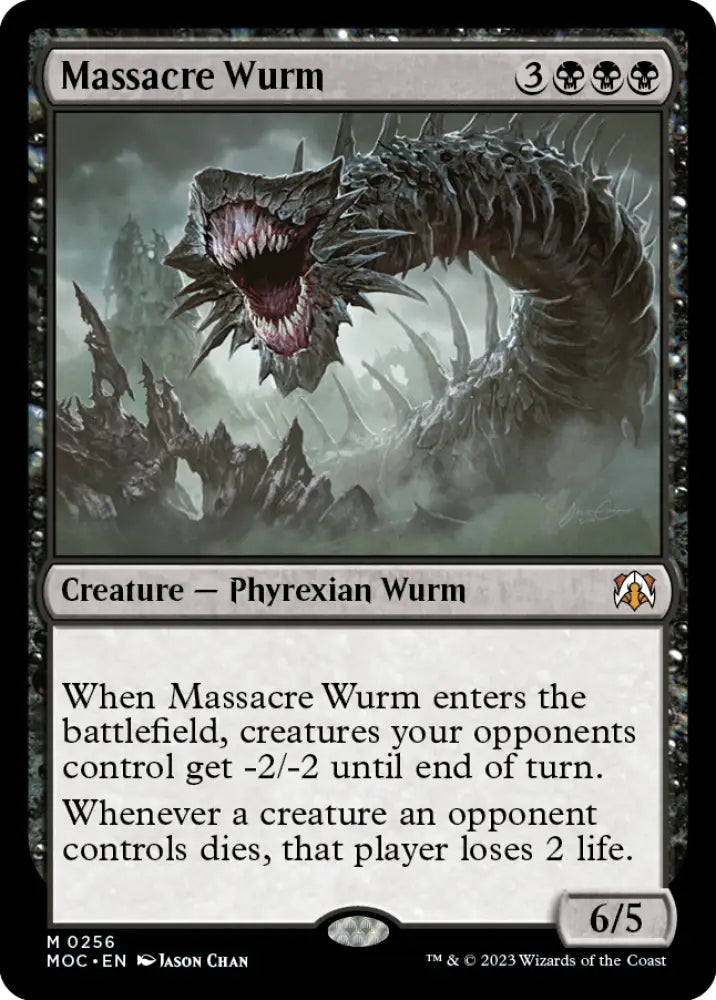 Massacre Wurm [March of the Machine Commander] - MTG Single