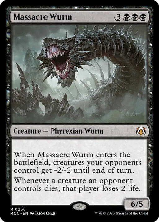 Massacre Wurm [March of the Machine Commander] - MTG Single