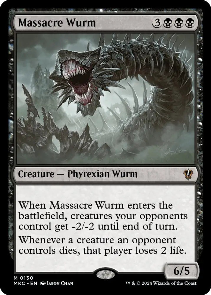 Massacre Wurm [Murders at Karlov Manor Commander] - MTG Single