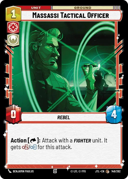 Massassi Tactical Officer (146/257) [Jump to Lightspeed] - Star Wars: Unlimited Single