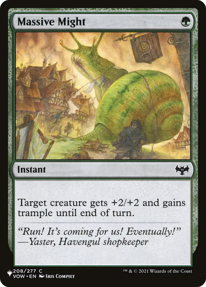 Massive Might [The List] - MTG Single