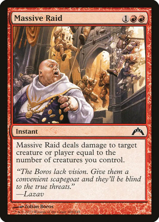 Massive Raid [Gatecrash] - MTG Single