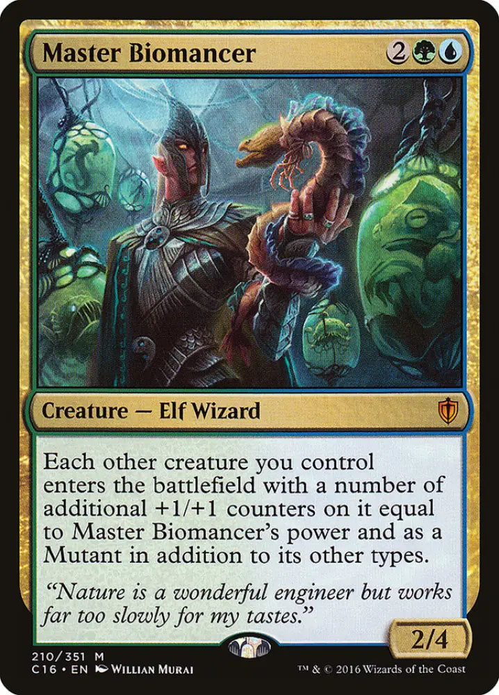 Master Biomancer [Commander 2016] - MTG Single