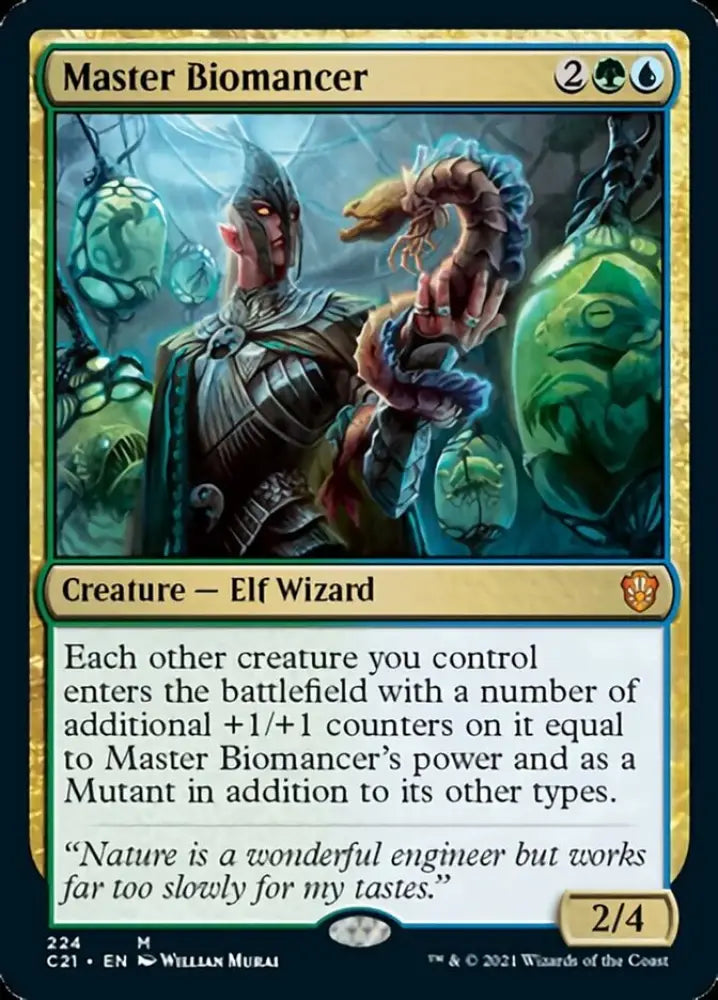 Master Biomancer [Commander 2021] - MTG Single