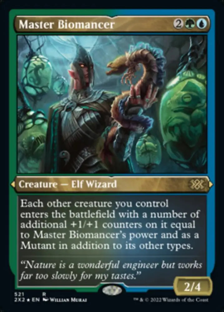 Master Biomancer (Foil Etched) [Double Masters 2022] - MTG Single