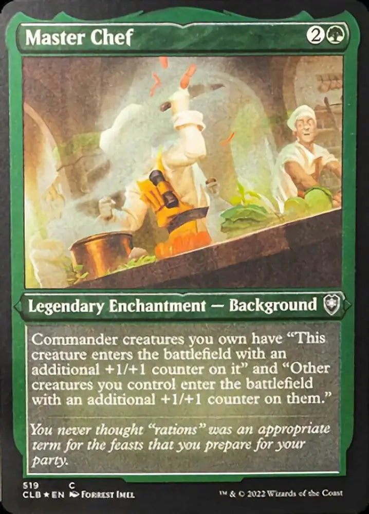 Master Chef (Foil Etched) [Commander Legends: Battle for Baldur’s Gate] - MTG Single