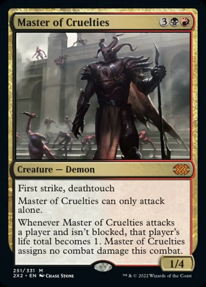 Master of Cruelties [Double Masters 2022] - MTG Single