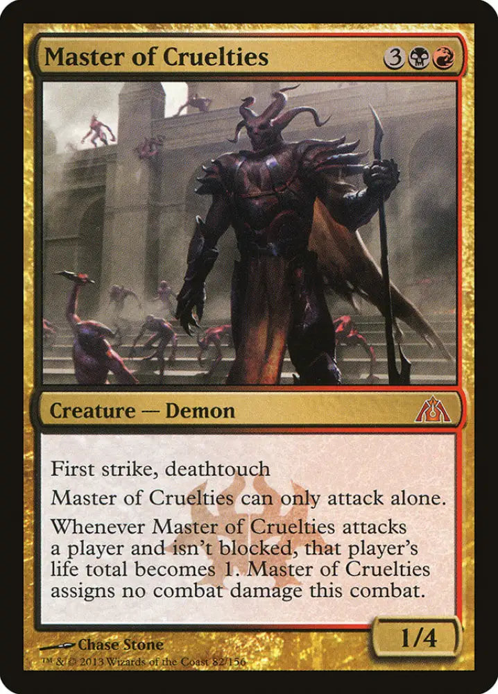 Master of Cruelties [Dragon’s Maze] - MTG Single