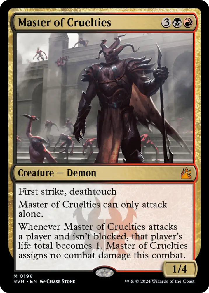 Master of Cruelties [Ravnica Remastered] - MTG Single
