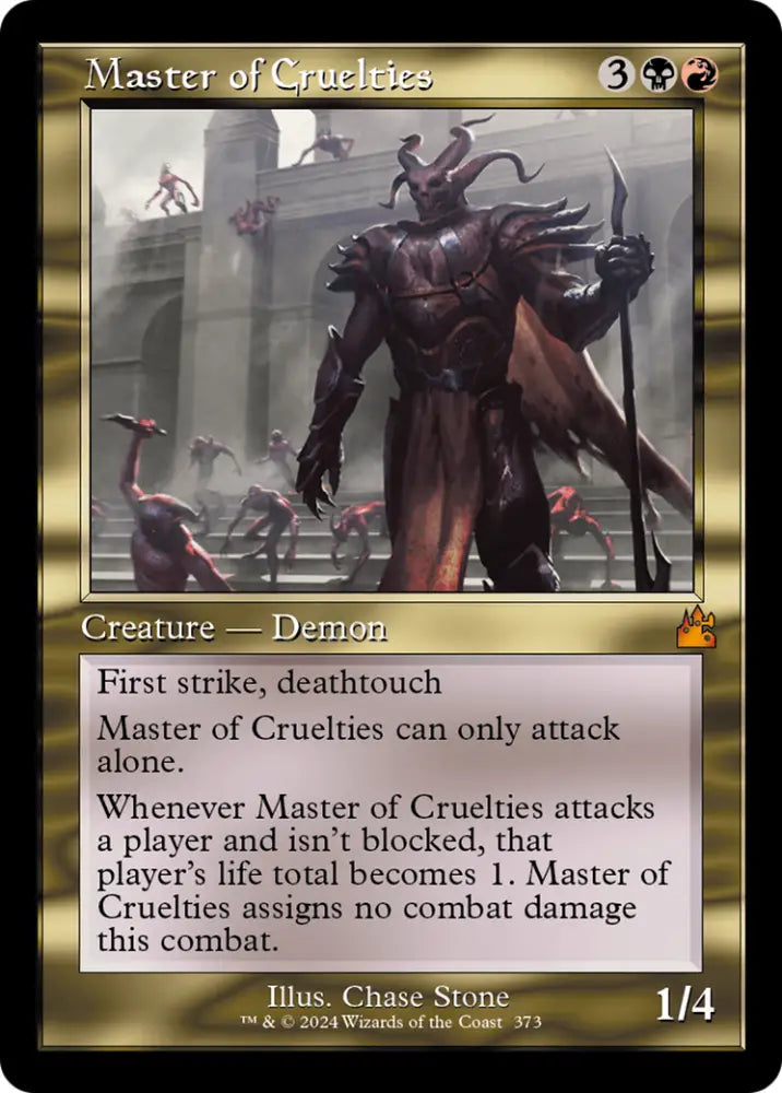 Master of Cruelties (Retro Frame) [Ravnica Remastered] - MTG Single