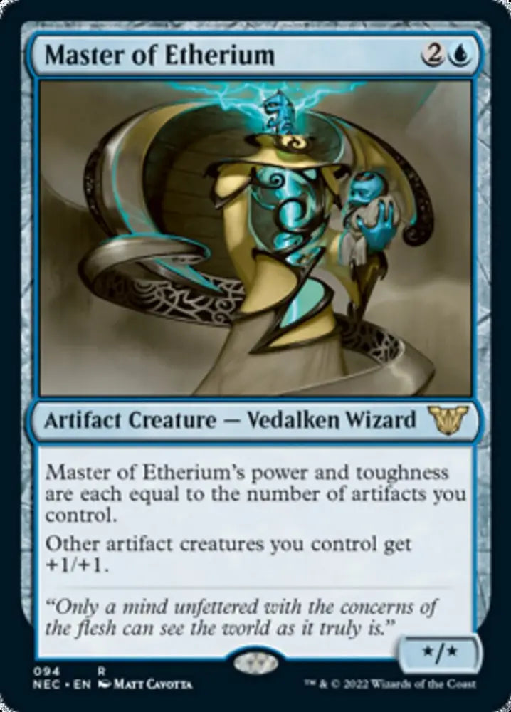Master of Etherium [Kamigawa: Neon Dynasty Commander] - MTG Single