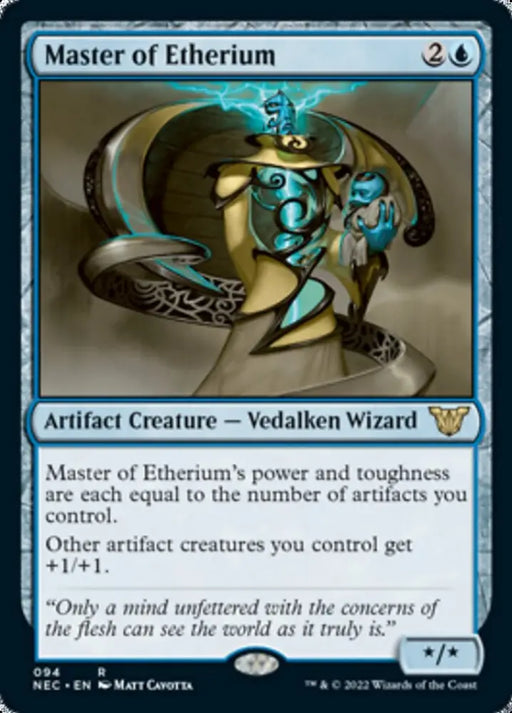 Master of Etherium [Kamigawa: Neon Dynasty Commander] - MTG Single