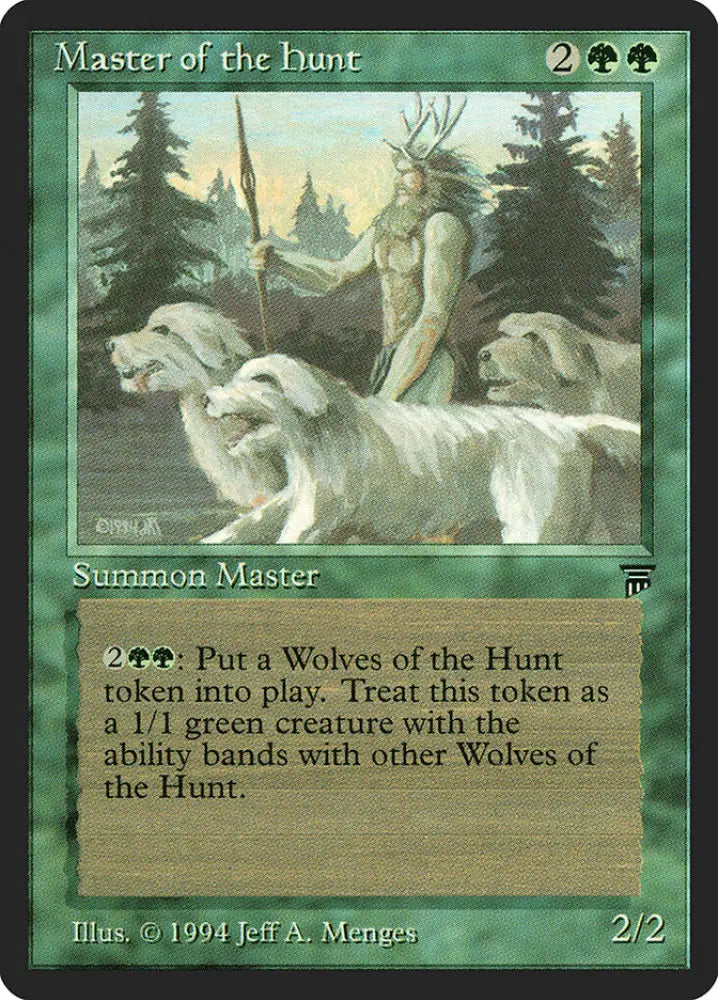 Master of the Hunt [Legends] - MTG Single