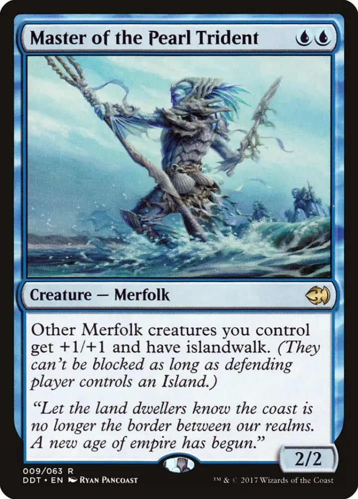 Master of the Pearl Trident [Duel Decks: Merfolk vs. Goblins] - MTG Single