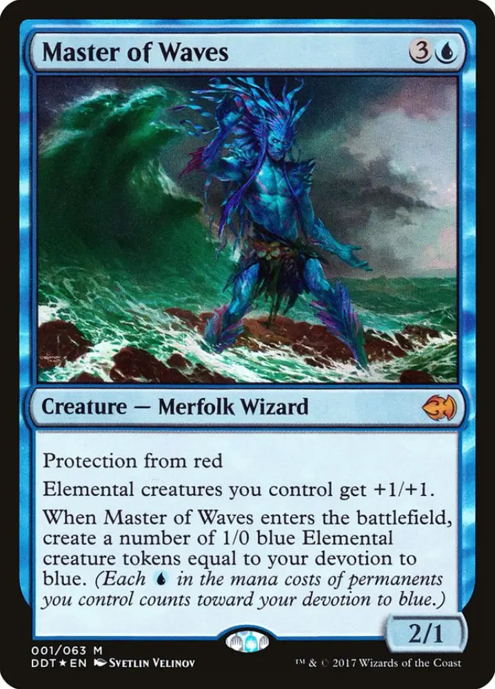 Master of Waves [Duel Decks: Merfolk vs. Goblins] - MTG Single